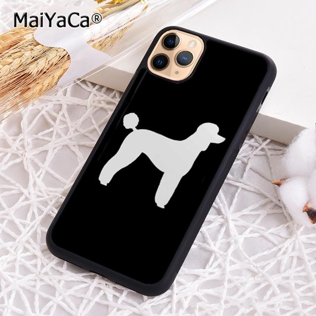 MaiYaCa Frieden Liebe Pudel Handyhülle Cover Für iPhone 17 Air 16 15 plus 11 12 13 14 pro max Hülle coque