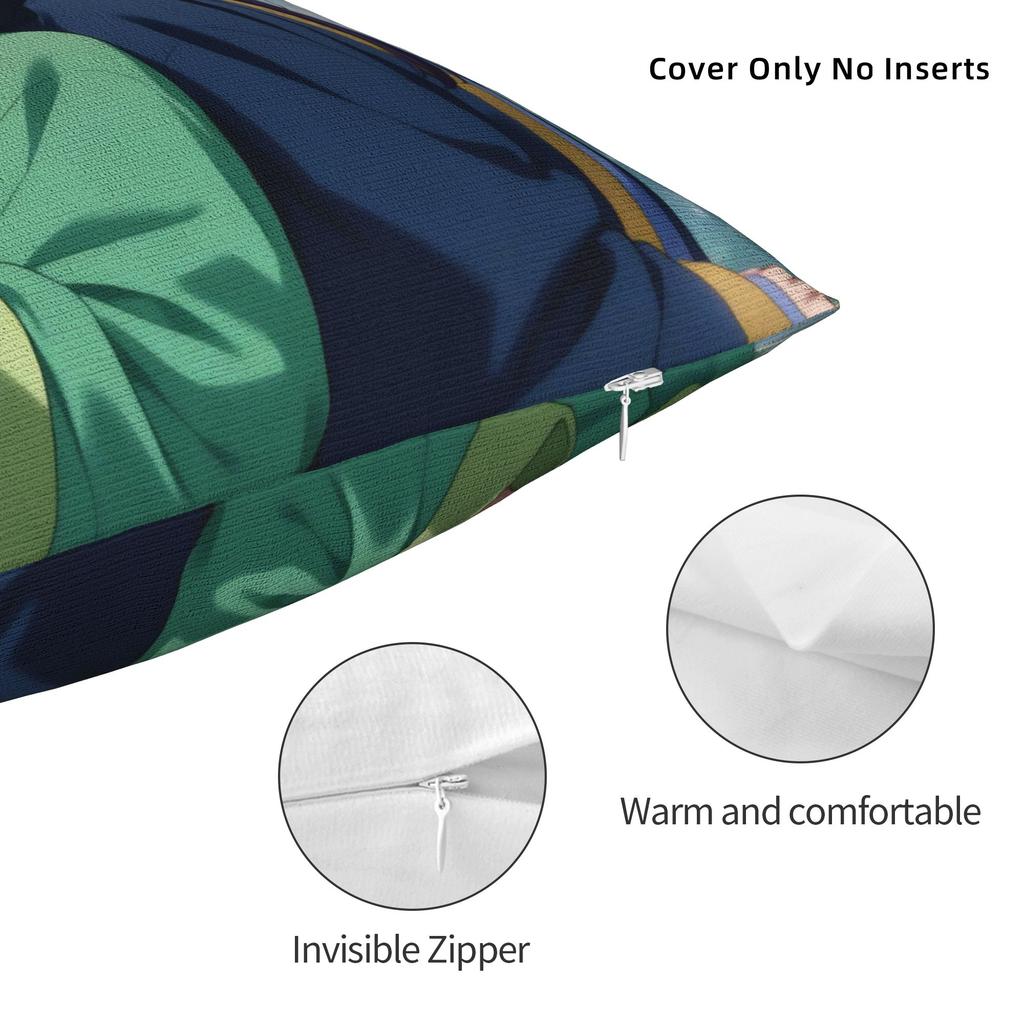 The Apothecary Diaries Anime Pillowcase Printing Fabric Cushion Cover Decor Maomao Jinsi Throw Pillow Case Cover Car Square