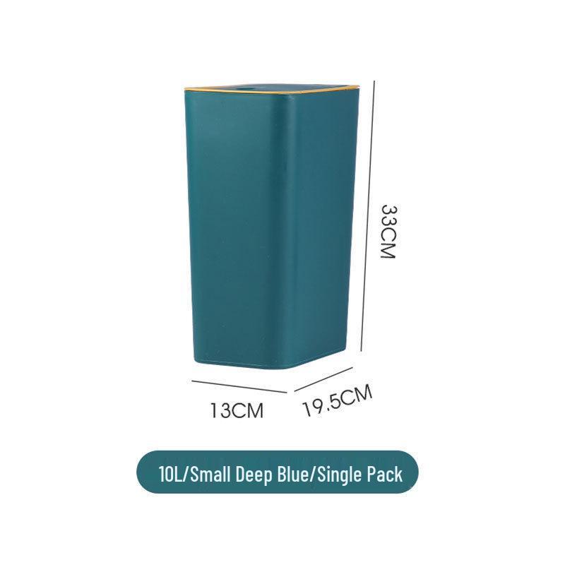 Søppelbøtte med trykknapp-popup-lokk for kjøkken, bad eller restaurant