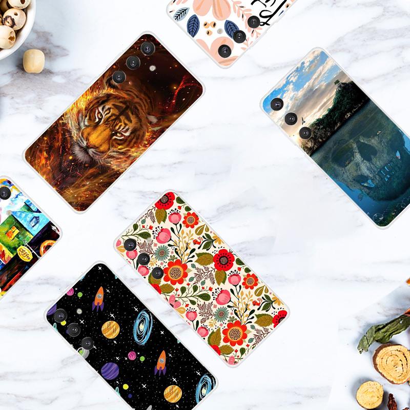 For Samsung Galaxy S24+ Pattern Case Slim Shockproof TPU Phone Cover