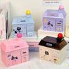 Plastic Desktop Storage Box Space Saving Desk Sundries Container Small House Pen Holder Dormitory