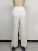 TikTok 2026 Summer Spliced Lace Tie-Up Casual Loose Straight-Leg Pants