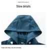 2025 Men's Lightweight Outdoor Jacket with Detachable Hood - Spring/Autumn Casual Style