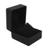 Black PU Leather Watch Gift Box - Single Wristwatch Display Case With Pillow Clamshell Organizer For Men Luxury