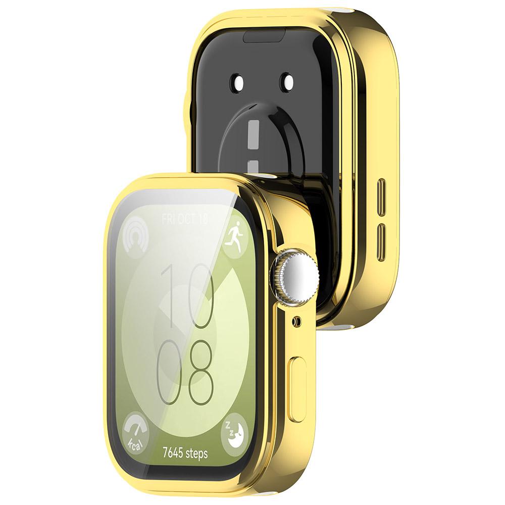 Silicone Watch Strap + Case For Huawei Watch Fit 3 Strap Replacement Band Huawei Watch Fit3 Strap With Case Screen Protector