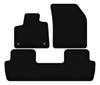Dywaniki Welurowe BASIC Czarne Do: Peugeot 5008 II GT Line 5 Os (2017-2020)