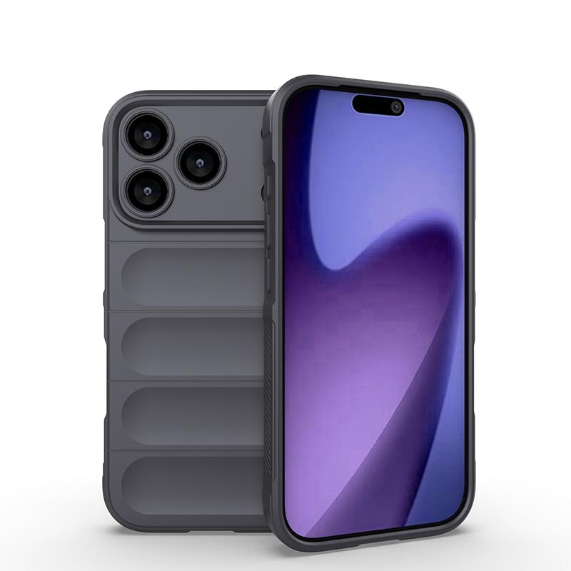 Soft Armor Case Phone For iPhone 17 16E 16 Pro Max 15 14 13 12 11 Plus Air Liquid Silicone Protective Cover Coque Funda Capa