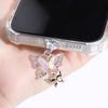 Louys Mobile Phone Charging Port Dust Plug Type-c Interface Dust Plug Diamond-encrusted PVC Earphone Dust Rubber Plug