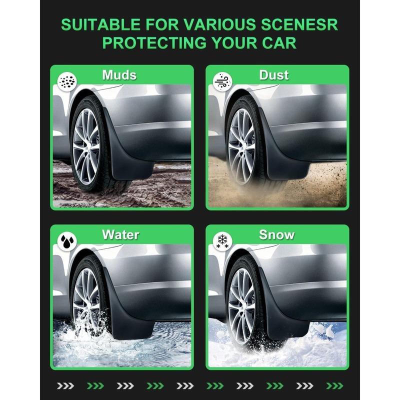 SCITOO Splash Guards Mud Flaps Fits for Toyota for Toyota Avalon for Toyota Camry for Toyota Celic for Toyota Corolla