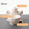 Decorative Ghost Figurine 3D Printed Storage Ornament, Cute Candy Bowl, Halloween Desktop Minimalist Home Decor Jewelry Holder, Creative Desk