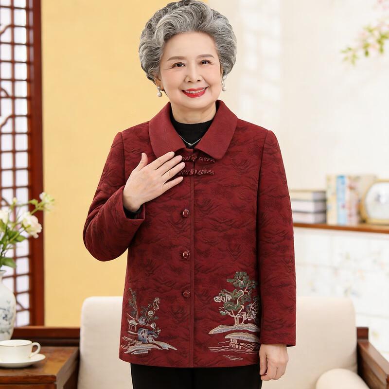 Elegante bestickte Frühlingsjacke mit Revers