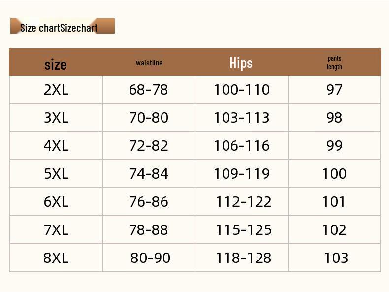 FENGXIAO Women's Plus Size Elastic Waist Straight-Leg Pants