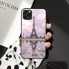 Romantische Paris Eiffelturm Telefon Fall für iPhone 11 12 13 mini pro XS MAX 8 7 6 6S Plus X 5S SE 2020 XR fall