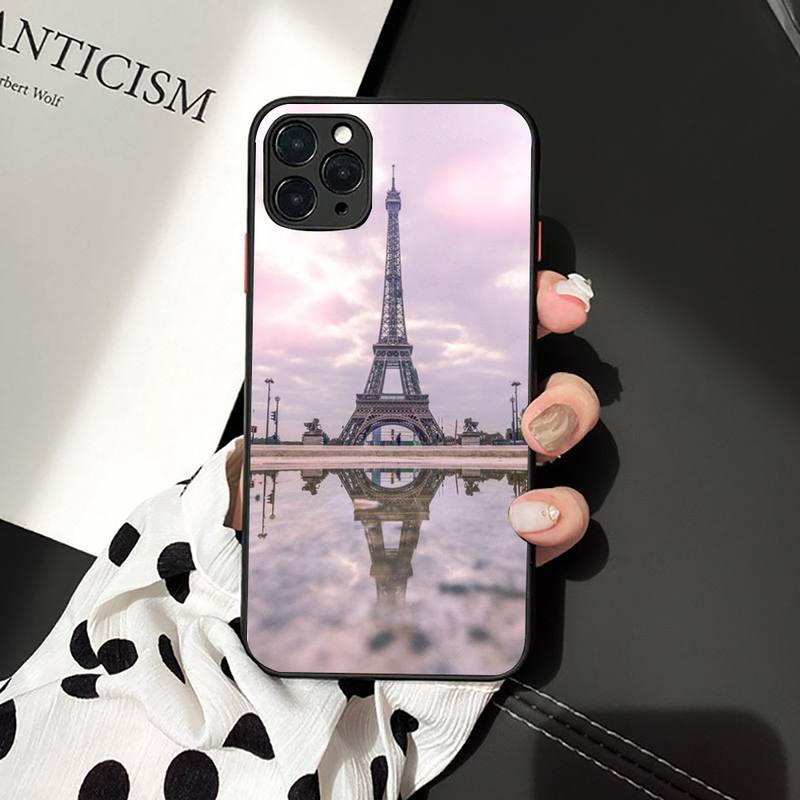 Romantische Paris Eiffelturm Telefon Fall für iPhone 11 12 13 mini pro XS MAX 8 7 6 6S Plus X 5S SE 2020 XR fall