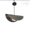 Italian Brass Chandelier With 1 Large Globes Opaline Sputnik Chandelier Luxury Collection Restaurant Accents & Light Fixtures