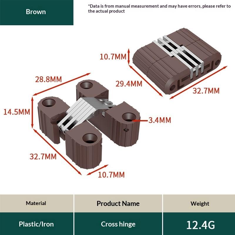 

Крестовые скрытые петли Пластик Железо Складная дверь Стол и стул Крестовая петля Пластиковая скрытая петля Мебельная фурнитура Аксессуары A2