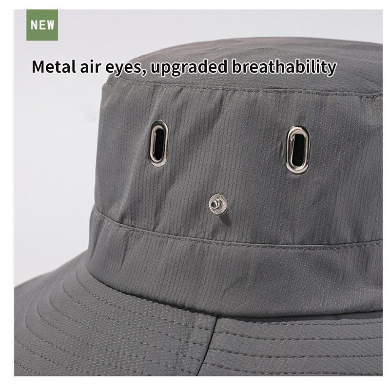 Summer Sun Hat Sunshade Fishing Cap Bucket Hats Outdoor Hiking Fishing hat Big Brim Sunscreen hat UV Protection Sun Hats for Men