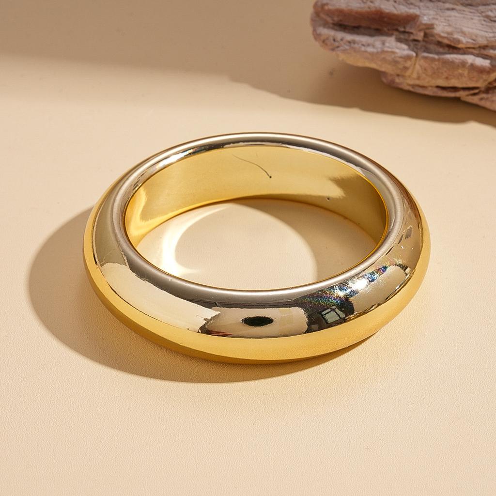 Glossy Geometric Round Twist Bracelet Fashion Ins Bracelet Jewelry