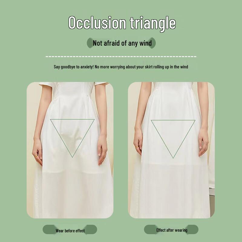 Nanjiren Women's Seamless Anti-Exposure Safety Shorts