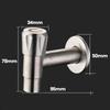 MDNG 304 Stainless Steel Bathroom Faucet with Diamond Wheel Handle