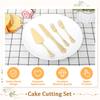 Cake Cutting Set for Wedding Stainless Steel Cake Knife and Server Set Cake Cutter Pie Spatula for Birthday Christmas Party