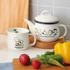 Toyo Horo PEANUTS Enamel W12 x x Mug, White, Size Approx. D9.5 H7.5, SNJ-2312