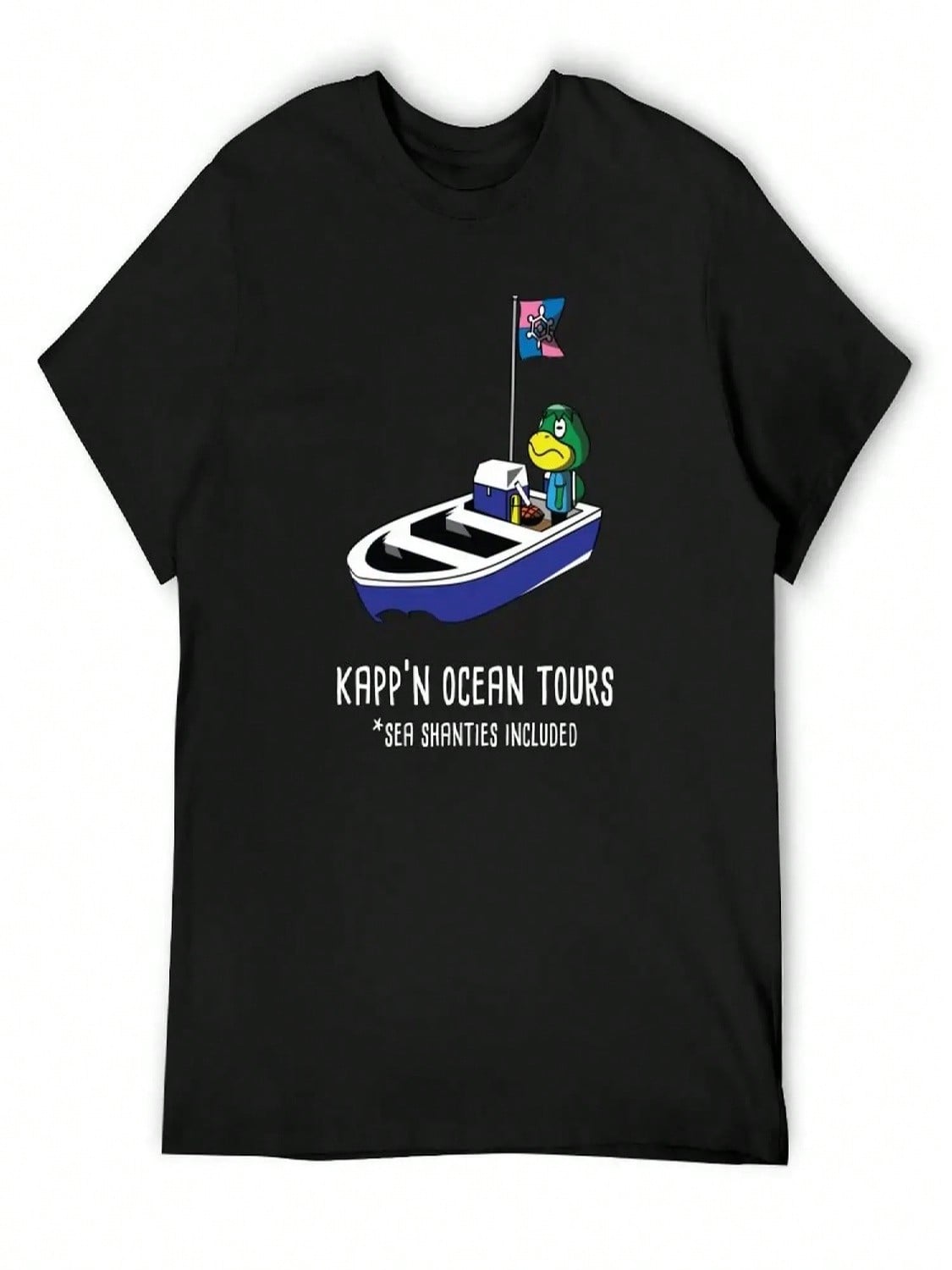 Kapp n Ocean Tours T-Shirt Oversized Graphic Tee Boys Whites Louboutins Summer Tops unisex s T-Shirts S разноцветный