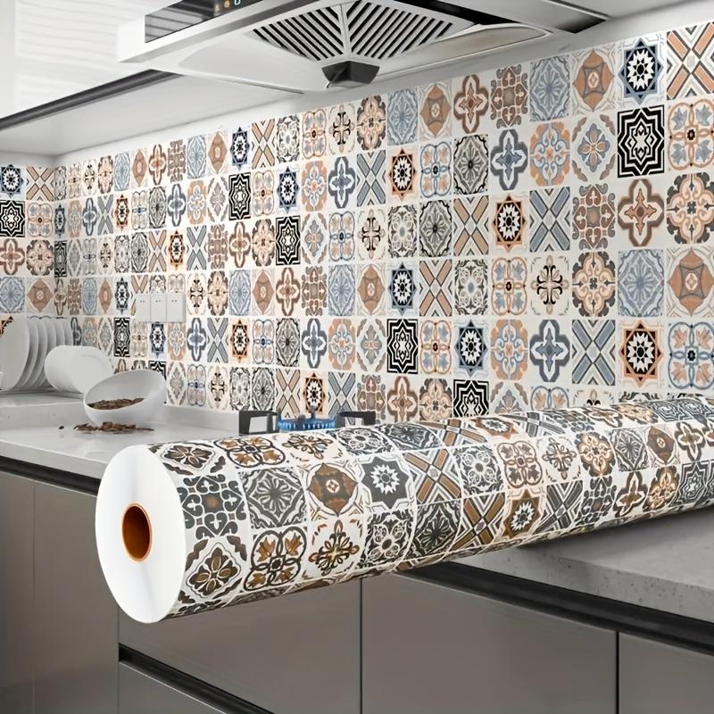 60cm Wallpapers Stickers Waterproof Room Decoration Self-adhesive For Kitchen Oil Proof High Temperature Resistance Home Posters