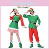 Christmas Elf Cosplay Couple Outfits For Adults