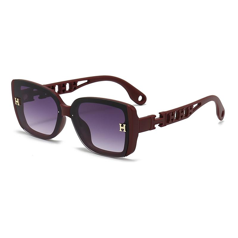 Summer new high-end anti-ultraviolet hollow foot sunglasses sunglasses women's high-end sunglasses women