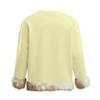 Women's Casual Round Neck Long Sleeve Sweatshirt Solid Color Sweatshirt
