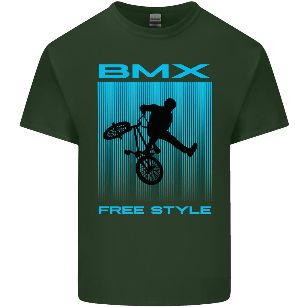 BMX Freestyle Cycling Bicycle Bike Unisexs Light Cotton TShirt