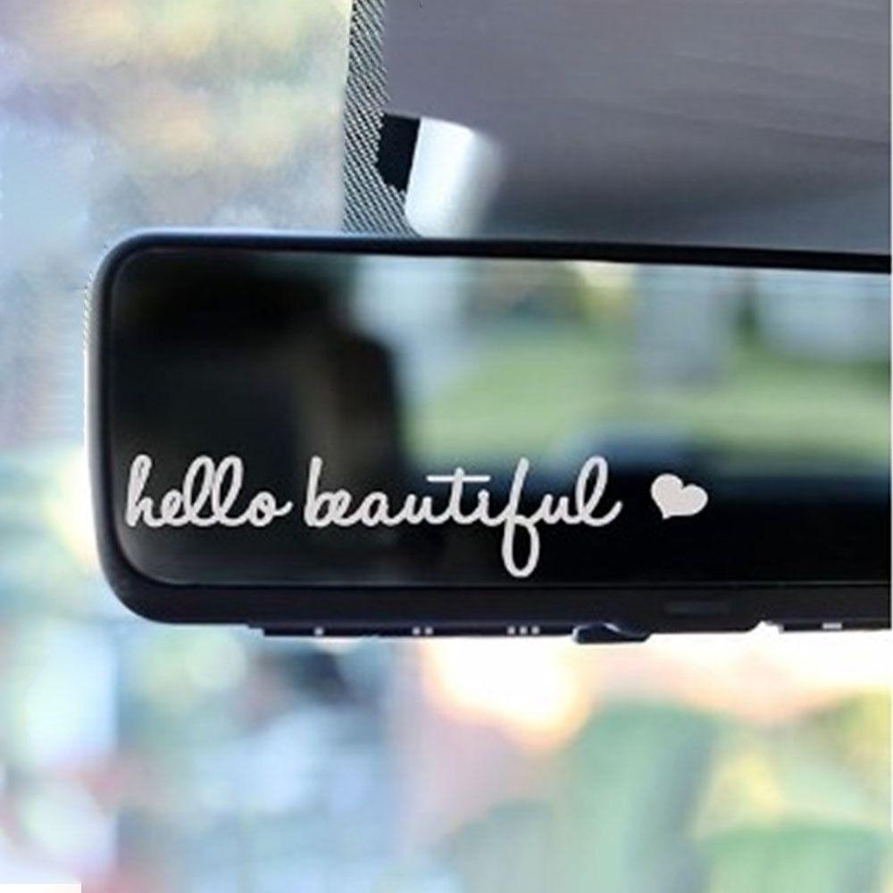 Self-Adhesive Car Mirror Stickers Vinyl Auto Mirror Stickers New Car Window Decal