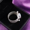 Natürlicher Milchopal Edelstein 925 Sterlingsilber Schmuck Handgefertigter Ring zum Geschenk RR-22-18