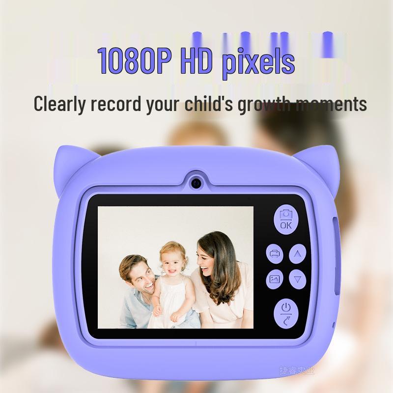 Portable Instant Print Children's Camera with Thermal Paper
