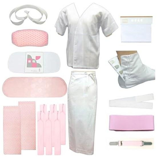 Kyoto Usagido Kimono Accessories 20-Piece Set How-To Video QR Code 6 Obi Strings Dressing Furisode Coming-of-Age Ceremony Accessory Tabi Beginner