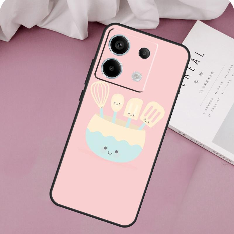 Etui Cook Chef do pieczenia dla Xiaomi Redmi Note 14 13 12 11 10 9 15 Pro Plus Redmi 14C 10C 12C 13C 15C 15 Pokrowiec