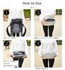 EMOCA Baby Carrier Storage Black Cover, Herringbone,