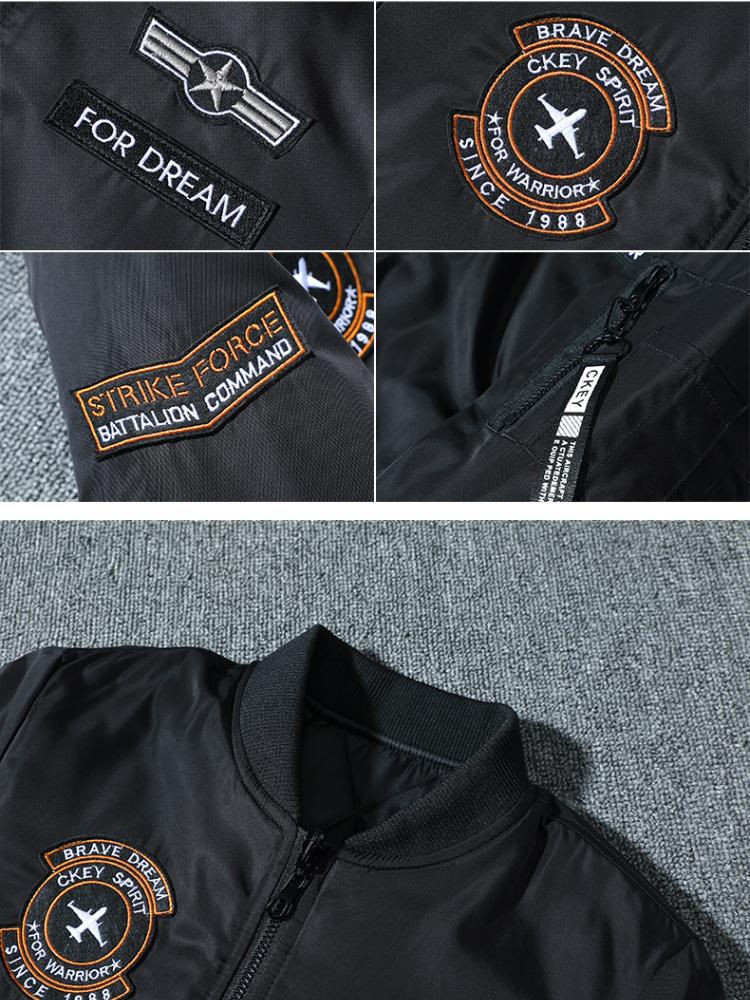 Giacca Locomotiva Uomo Primavera Autunno Giacca a Vento Cappotto da Pilota Militare Uomo Giubbotti Antivento Cargo Taglia Plus Giacca Casual