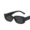 2PCS Rectangular Sunglasses Frame Men Women Same Style Sunglasses All-Match Square Glass
