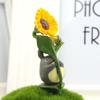 Pvc Three-Dimensional Sunflower Cartoon Cat Figure Diy Gardening Succulent Landscaping Doll