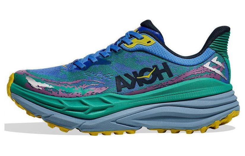 HOKA ONE ONE Stinson 7 Амортизация, Износостойкие Низкие Беговые Кроссовки Женские Сине-Зеленые 1141531-VTC 41