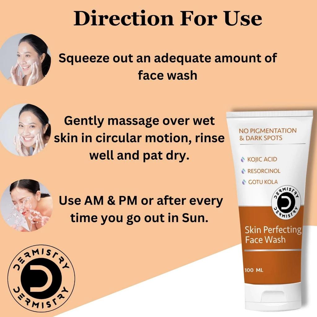 Dermistry Skin Perfecting Face Wash For All Skin Types 100ml