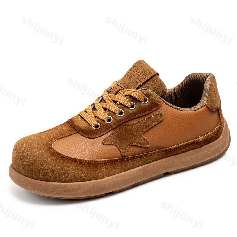 Fashion Men's Retro Design Fashion Trend Casual Low Top Thick Soled Shoes 2025 Autumn New Comofrtable Versatile Lace Up Chunky sneakers