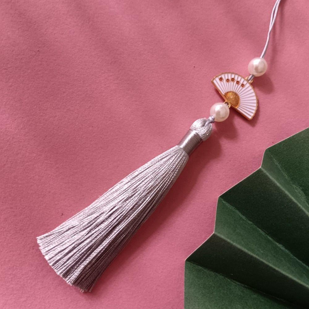Lucky Bookmark Tassels DIY Crafts Phone Pendant Chain Clothing Pendant Tassel Car Keyring  Earrings