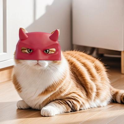 Máscara de Morcego Gato Máscara de Morcego Super-herói Máscara de Animal de Estimação Combatente do Crime Gatos Máscara de Cosplay para Festas a Fantasia Festivais de Halloween Acessório para Vestir