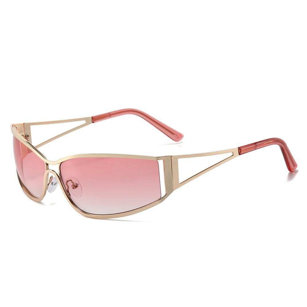 European and American YK hollow sunglasses personalized street shot sunscreen sunglasses new cat eye retro sunglasses women
