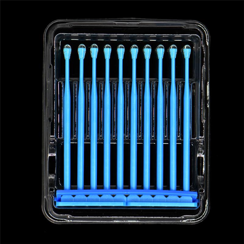 10Pcs Dental Disposable Micro Brush Stick Adhesive Tip Applicator For Tooth Crown Porcelain Veneer Dentistry