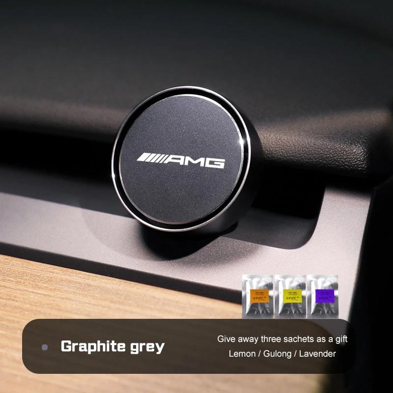 HGQ5 For Mercedes-Benz AMG A B C E S V A45 C43 CLA R-Class GLA GLB Car air outlet aromatherapy Air Freshener Solid Fragrance Diffuser