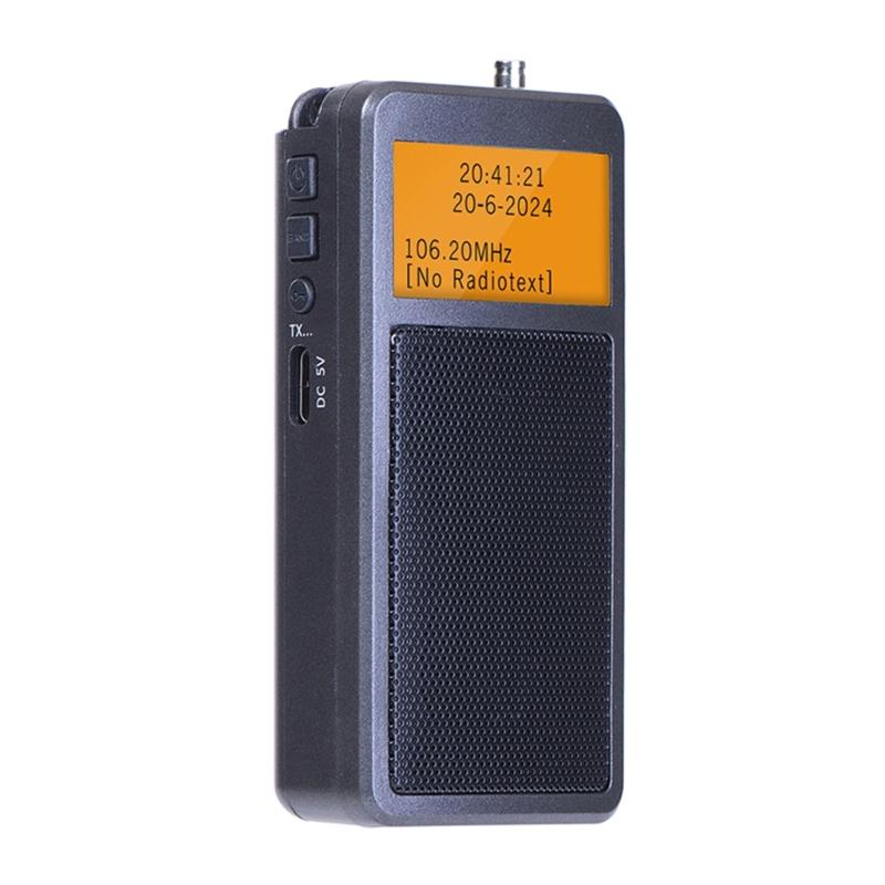 Digital RadioHandheld AM/FM/SW Band Radio with Backlights, Sleep Timer and Digital Alarm Clock for Outdoor Travel Use